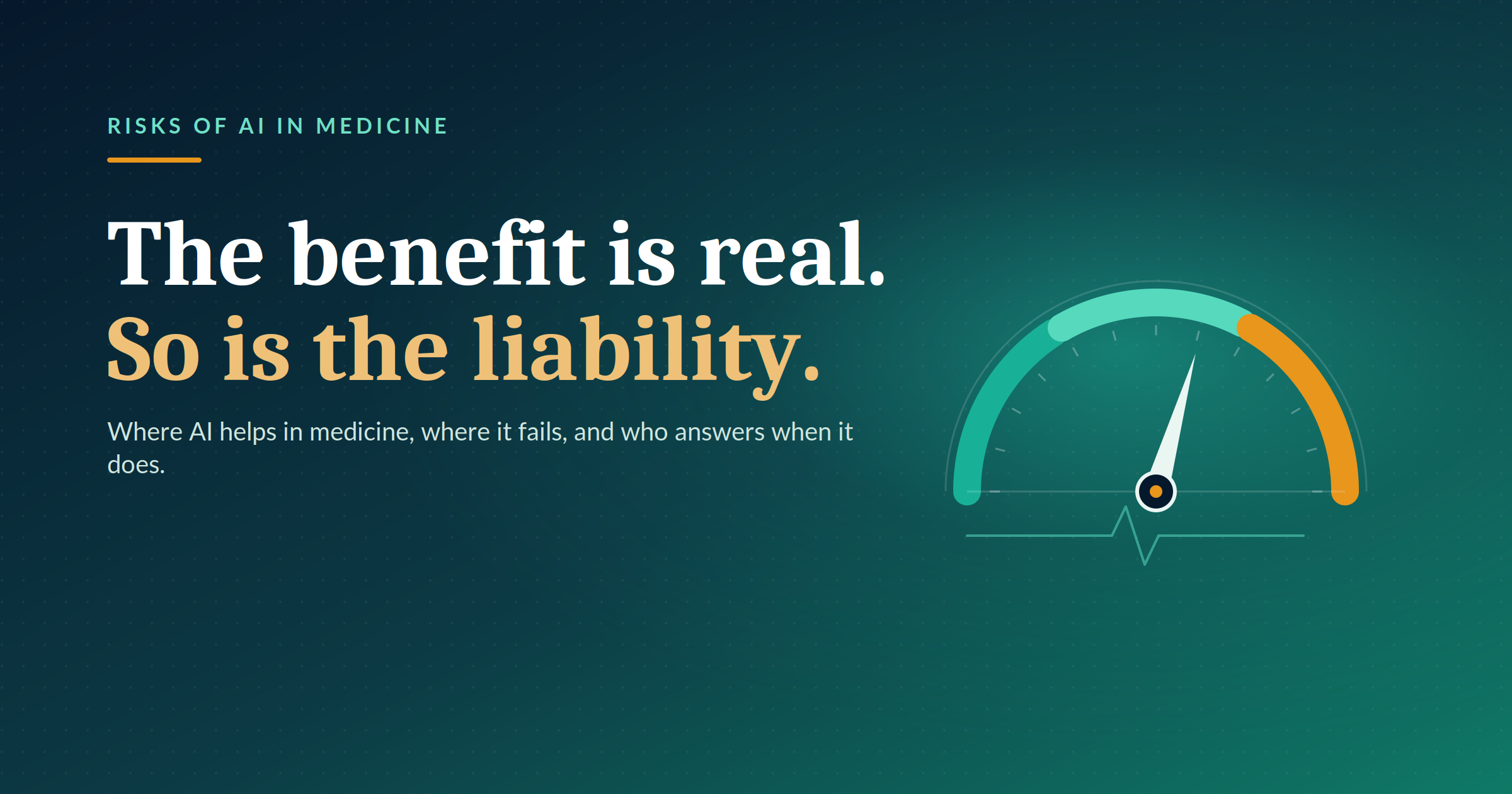 The Use of AI in Health Care: Artificial Intelligence Benefits and the Liability Risks Behind Them